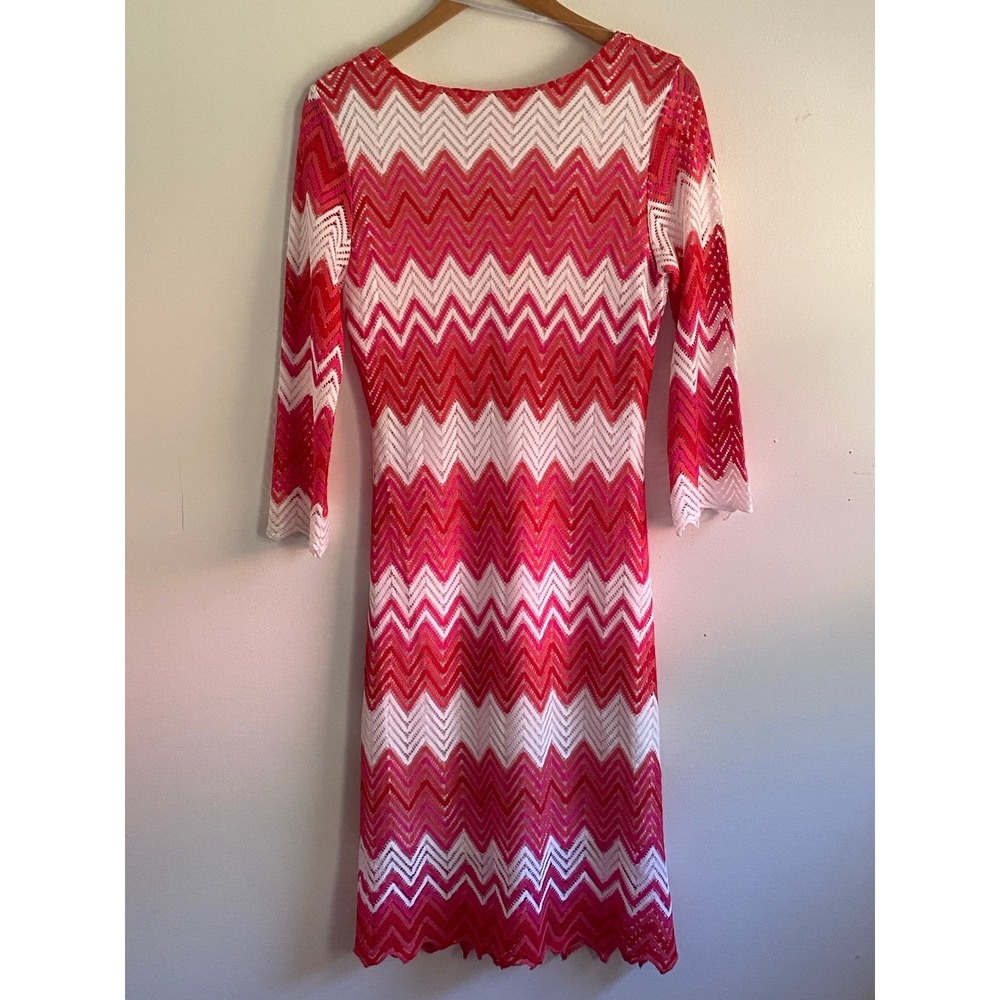 Beautiful Open Knit Crochet Style Dress Size L